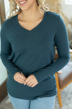 Load image into Gallery viewer, Leah Long Sleeve Top - Teal
