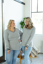 Load image into Gallery viewer, Piper Pullover - Grey FINAL SALE
