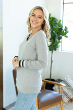 Load image into Gallery viewer, Piper Pullover - Grey FINAL SALE
