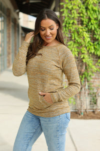 Hannah Pocket Pullover - Mustard