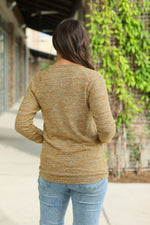 Load image into Gallery viewer, Hannah Pocket Pullover - Mustard
