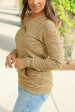 Load image into Gallery viewer, Hannah Pocket Pullover - Mustard
