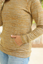 Load image into Gallery viewer, Hannah Pocket Pullover - Mustard
