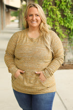 Load image into Gallery viewer, Hannah Pocket Pullover - Mustard
