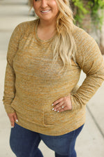 Load image into Gallery viewer, Hannah Pocket Pullover - Mustard
