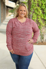 Load image into Gallery viewer, Hannah Pocket Pullover - Red
