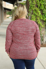 Load image into Gallery viewer, Hannah Pocket Pullover - Red
