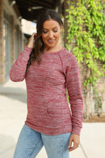 Load image into Gallery viewer, Hannah Pocket Pullover - Red
