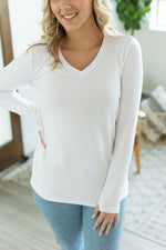 Load image into Gallery viewer, Leah Long Sleeve Top - White
