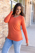 Load image into Gallery viewer, Larissa Long Sleeve - Pumpkin
