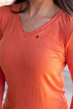 Load image into Gallery viewer, Larissa Long Sleeve - Pumpkin
