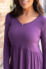 Load image into Gallery viewer, Long Sleeve Sarah Ruffle - Purple
