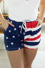 Load image into Gallery viewer, Jamie Shorts - Stars and Stripes
