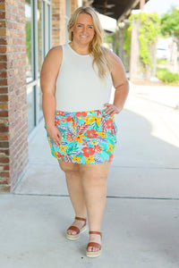 Sienna Skort - Tropical Floral Mix