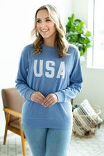 Load image into Gallery viewer, USA Pullover - Blue

