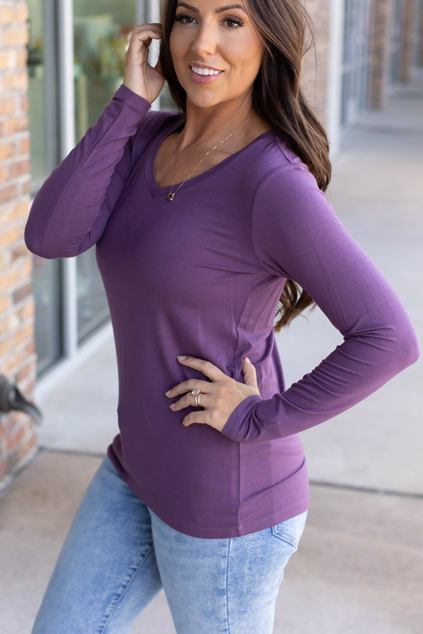 Larissa Long Sleeve - Purple