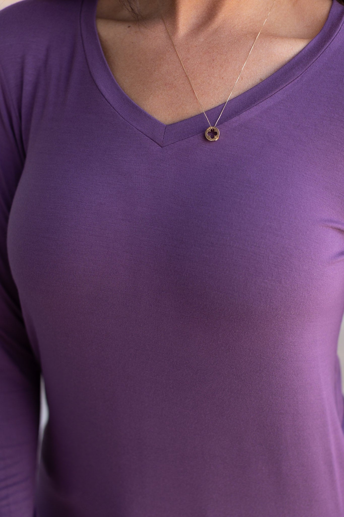 Larissa Long Sleeve - Purple