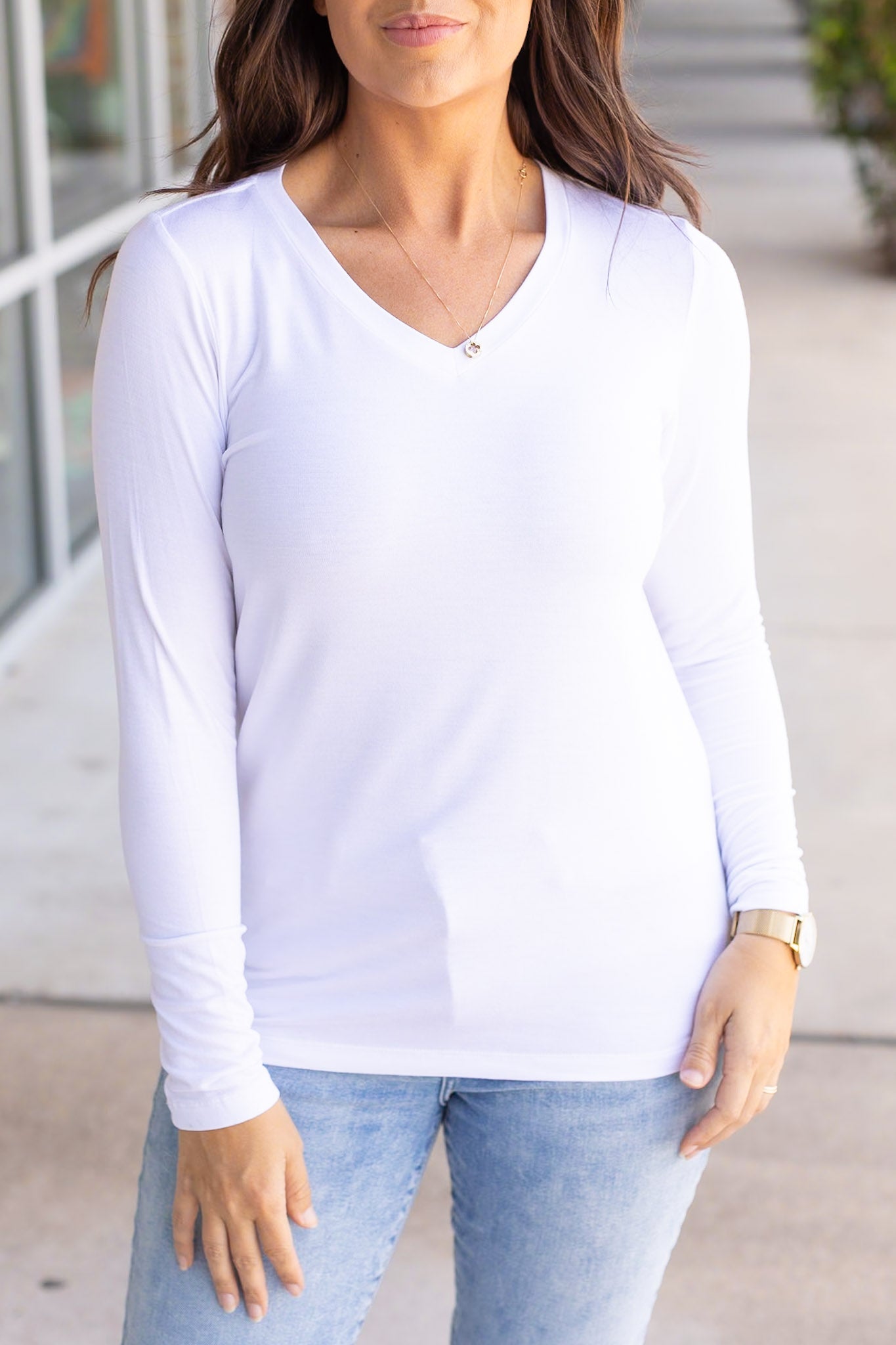 **Larissa Long Sleeve - White