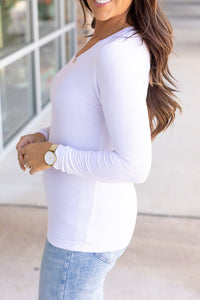 **Larissa Long Sleeve - White