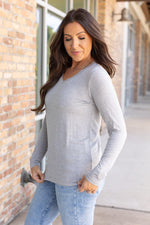 Load image into Gallery viewer, Larissa Long Sleeve - Light Grey
