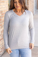 Load image into Gallery viewer, Larissa Long Sleeve - Light Grey
