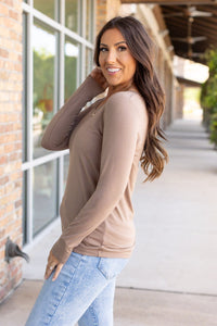 **Larissa Long Sleeve - Mocha