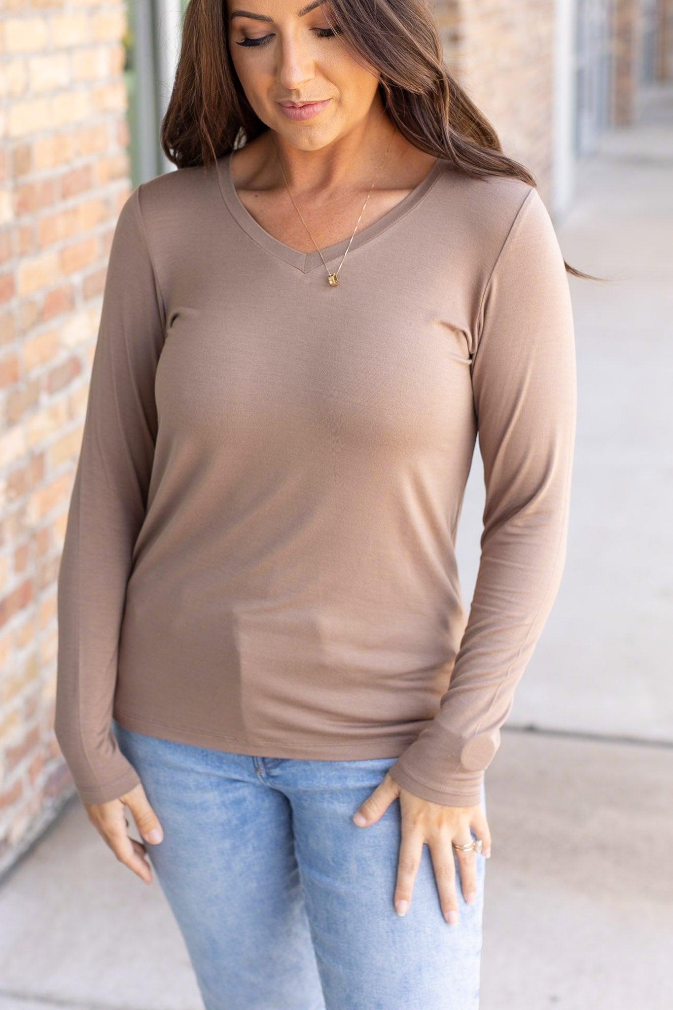 Larissa Long Sleeve - Mocha