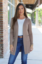 Load image into Gallery viewer, Classic Cardigan - Mocha
