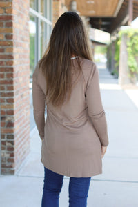 Classic Cardigan - Mocha