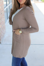 Load image into Gallery viewer, Classic Cardigan - Mocha
