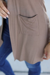 Classic Cardigan - Mocha