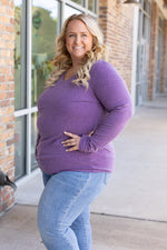 Load image into Gallery viewer, Leah Long Sleeve Top - Purple
