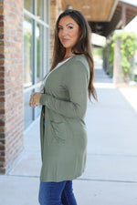 Load image into Gallery viewer, Classic Cardigan - Olive
