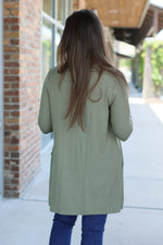 Load image into Gallery viewer, Classic Cardigan - Olive
