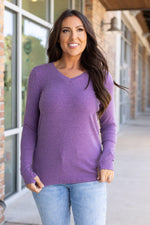 Load image into Gallery viewer, Leah Long Sleeve Top - Purple
