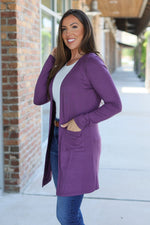 Load image into Gallery viewer, Classic Cardigan - Purple
