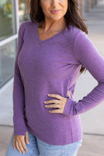 Load image into Gallery viewer, Leah Long Sleeve Top - Purple
