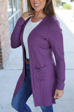 Load image into Gallery viewer, Classic Cardigan - Purple
