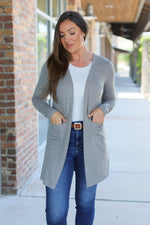 Load image into Gallery viewer, Classic Cardigan - Light Grey
