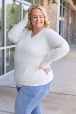 Load image into Gallery viewer, Leah Long Sleeve Top - Light Grey
