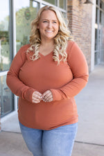 Load image into Gallery viewer, Leah Long Sleeve Top - Pumpkin
