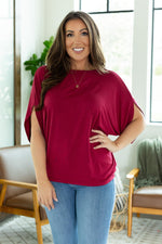 Load image into Gallery viewer, Darcy Dolman Top - Burgundy
