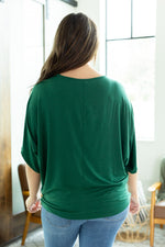 Load image into Gallery viewer, Darcy Dolman Top - Forest Green
