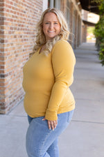 Load image into Gallery viewer, Leah Long Sleeve Top - Mustard
