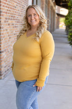 Load image into Gallery viewer, Leah Long Sleeve Top - Mustard
