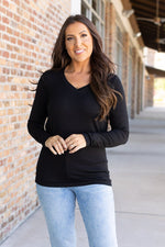 Load image into Gallery viewer, **Larissa Long Sleeve - Black
