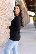 Load image into Gallery viewer, **Larissa Long Sleeve - Black
