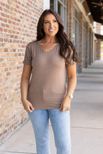 Load image into Gallery viewer, Chloe Cozy Tee - Mocha
