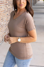 Load image into Gallery viewer, Chloe Cozy Tee - Mocha
