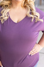 Load image into Gallery viewer, Chloe Cozy Tee - Purple
